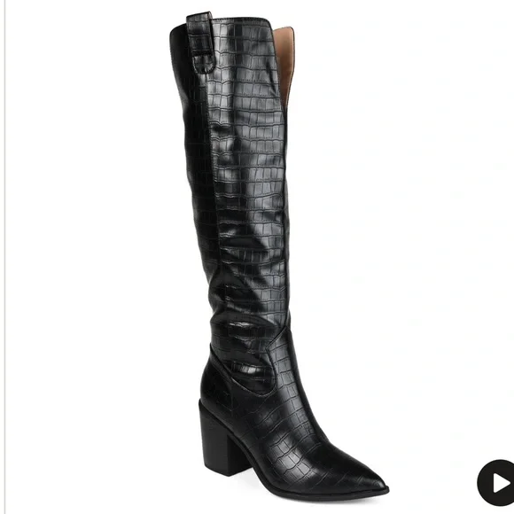 Journee Extra Wide Calf Women's Knee-high boot - Picture 1 of 8